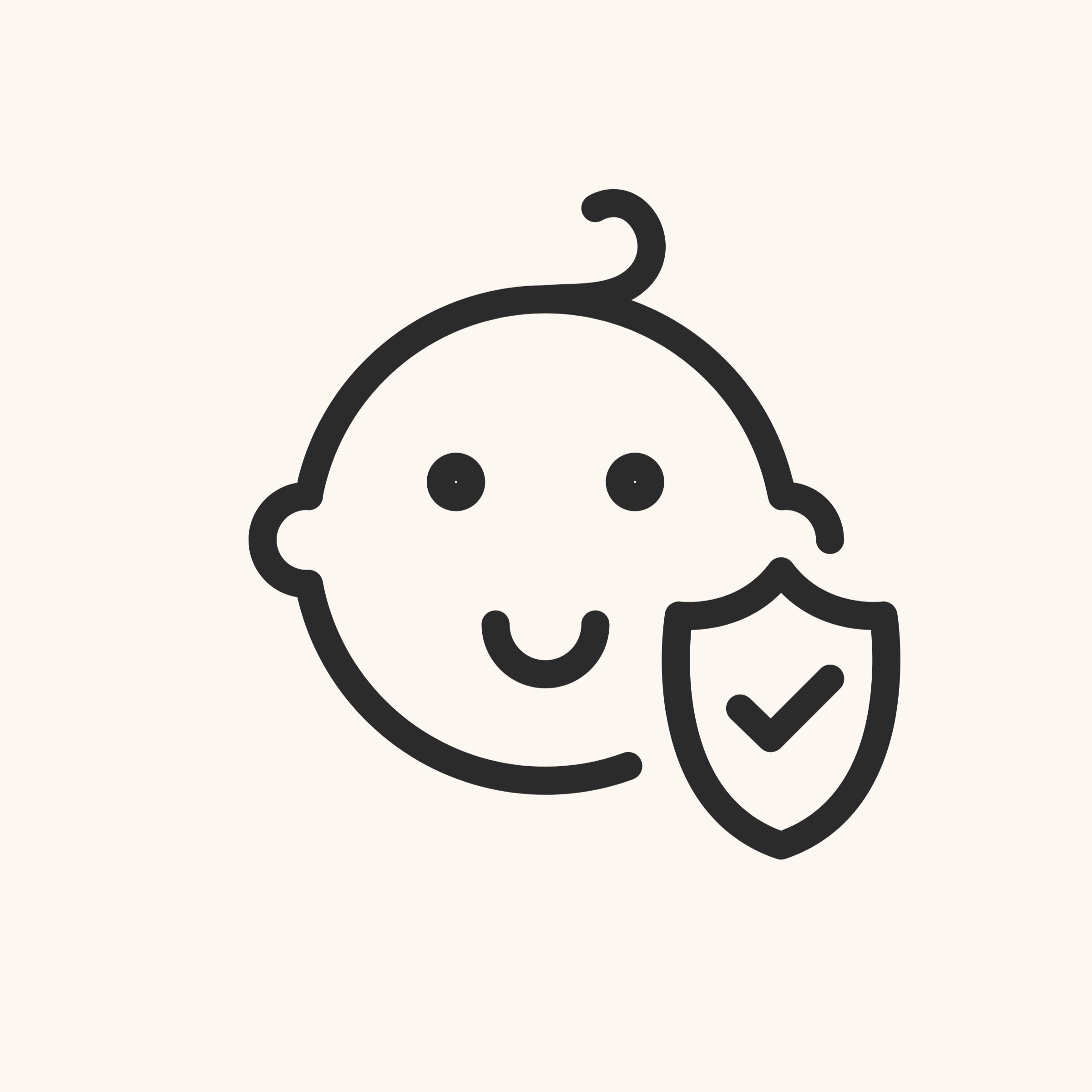 Icoon dat vertrouwen en gratis verzending symboliseert voor webshop